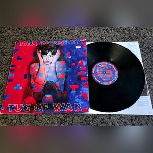 PAUL McCARTNEY - Vinyl LP- TUG OF WAR 1982 USA vintage rare TC-37462 80s